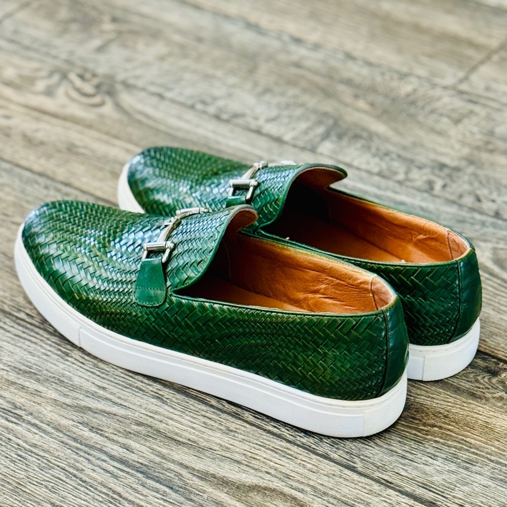 Marc Nolan Boardwalk Bit Green Loafer Sneakers / Loafers - Picture 5 of 9